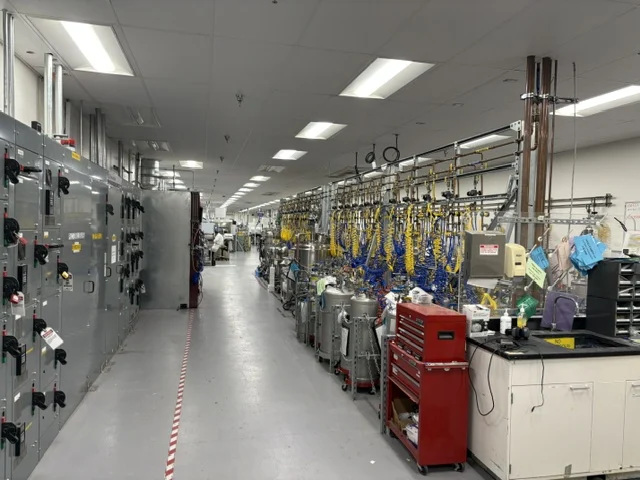 Industrial equipment within a plant decommissioning project