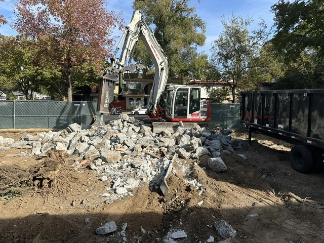 Hyperion structural demolition equipment at work